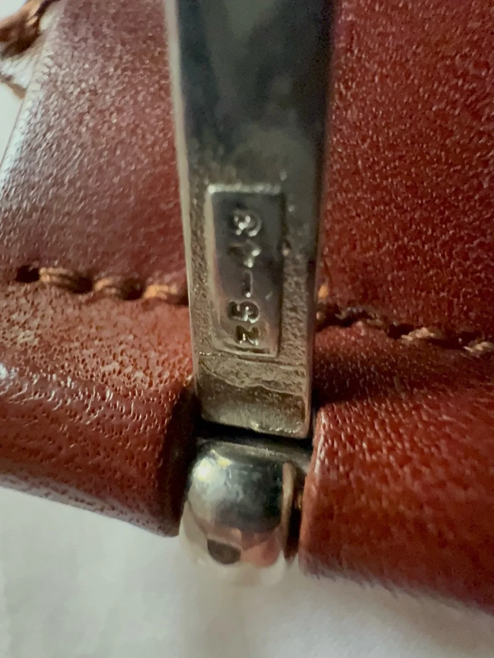 Old Galles Brown Leather Belt for Men Size 36-42